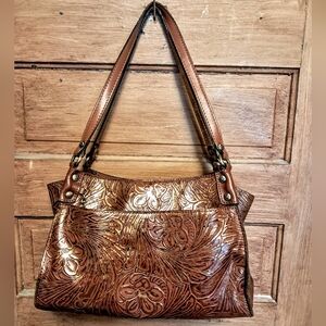 Patricia Nash Romina Leather Tote Bag w/ Dust Bag